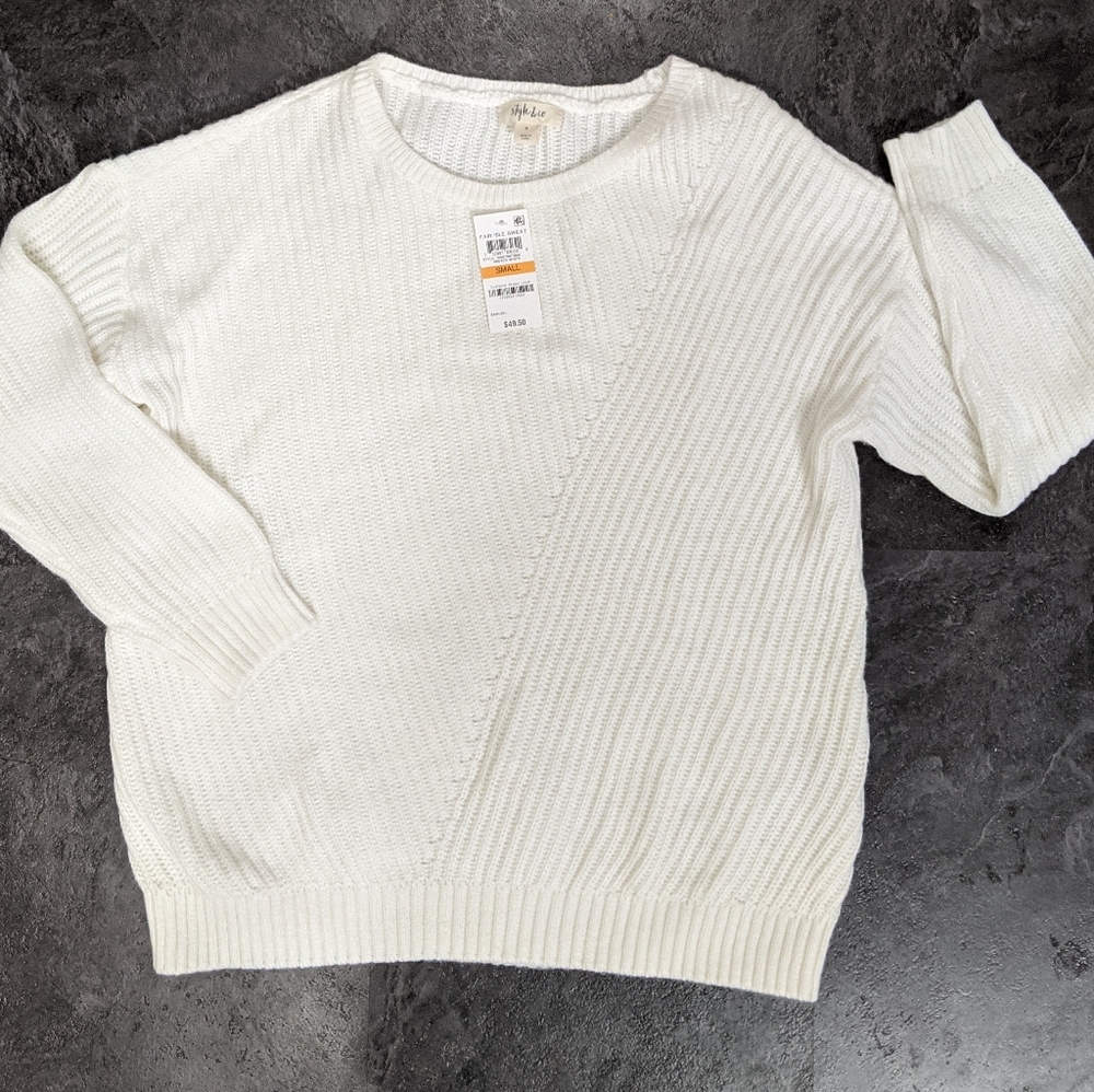 NWT women's Style & Co sweater